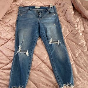High Rise Skinny Ankle Jeans